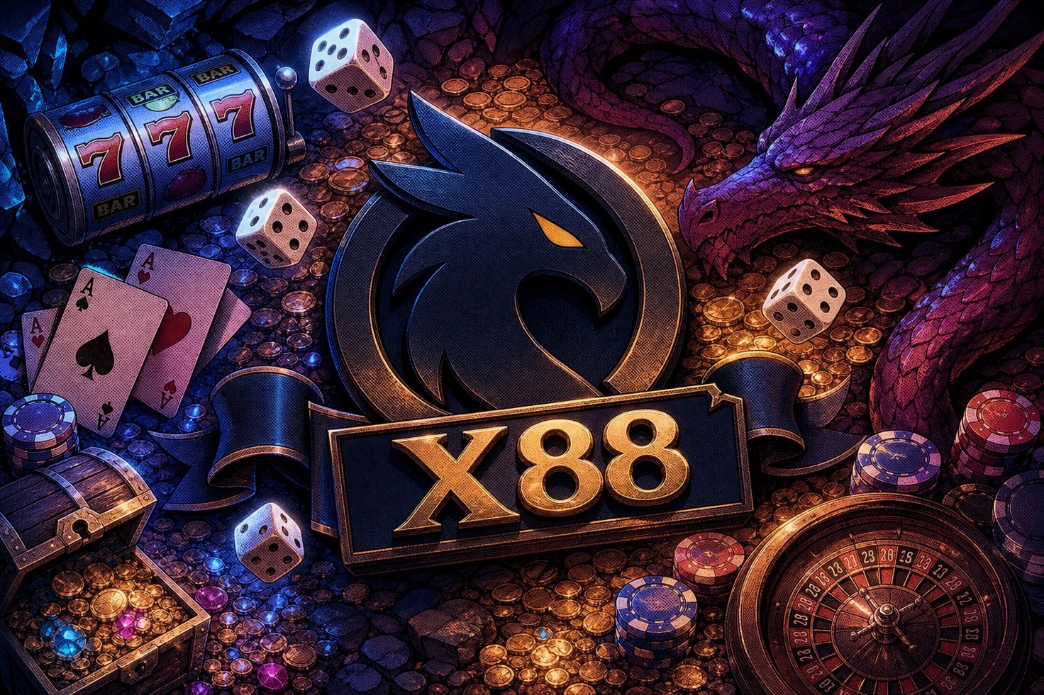Màn hình đăng ký X88 với quà tặng chào mừng người chơi mới